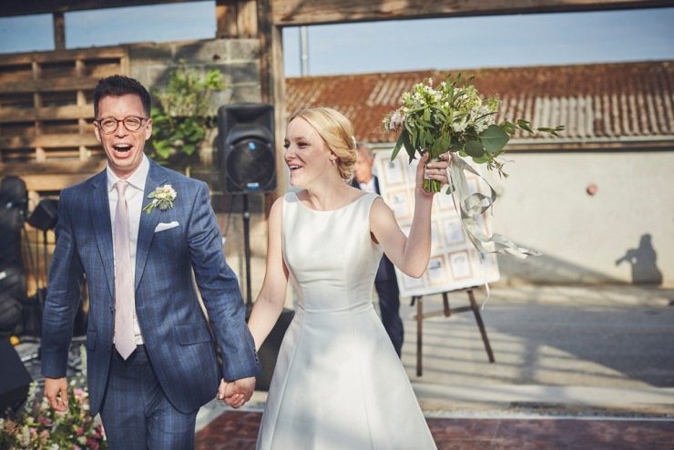 relaxed wedding photography at Anran in Devon