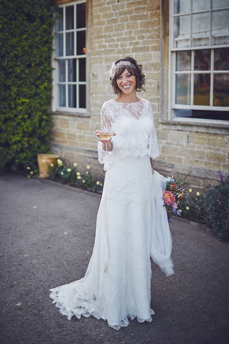 relaxed wedding photography Babington House Somerset
