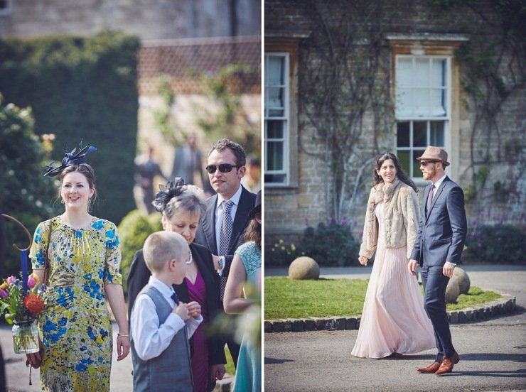 relaxed wedding photography Babington House Somerset