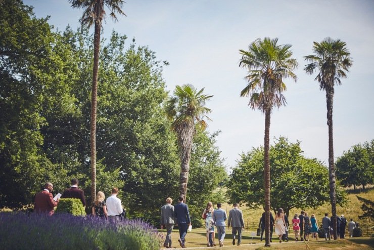 relaxed wedding photography at Ugbrooke House in Devon