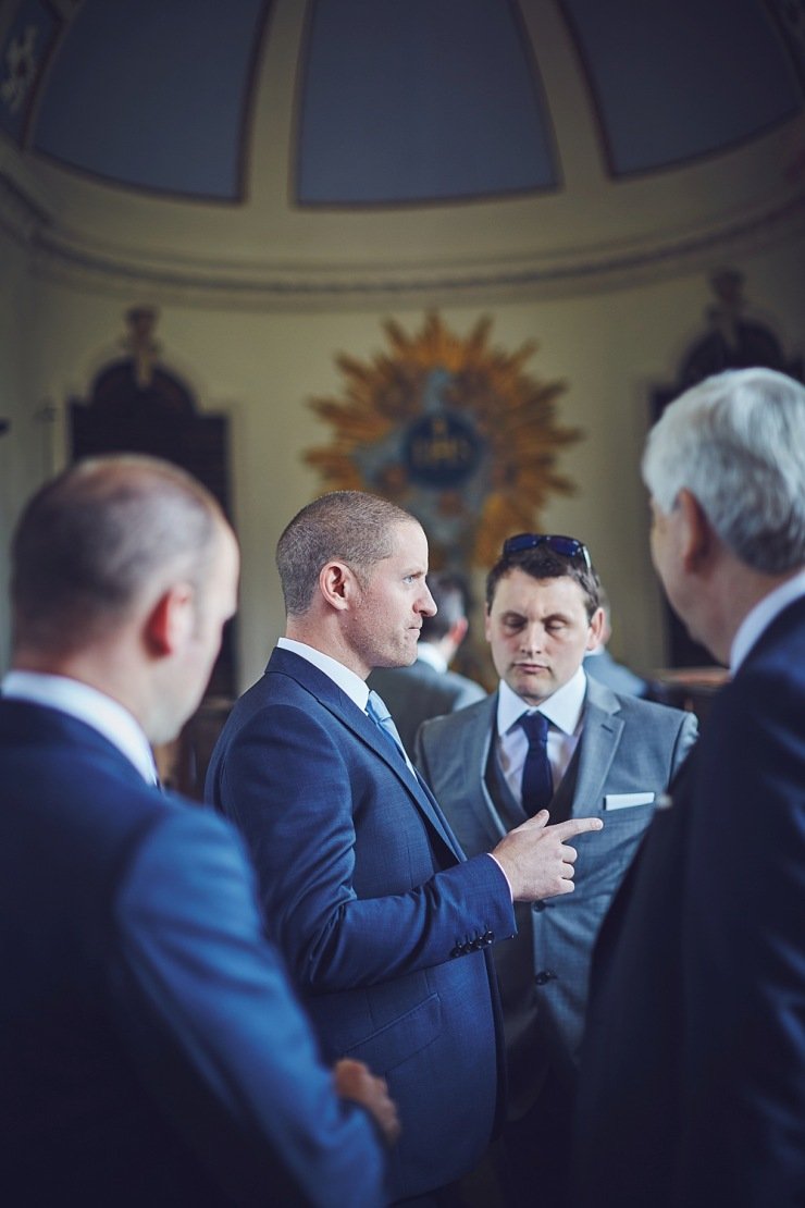 relaxed wedding photography Babington House Somerset