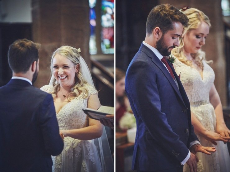 Wedding photography at The Corn Barn devon