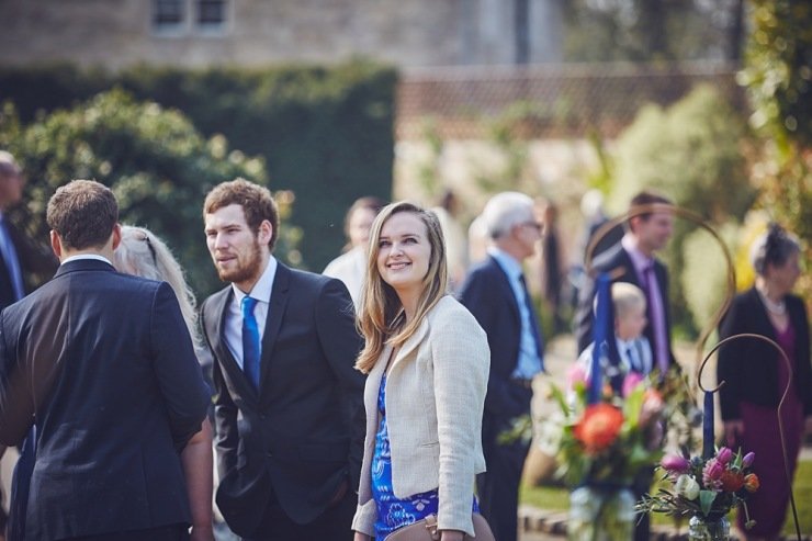 relaxed wedding photography Babington House Somerset