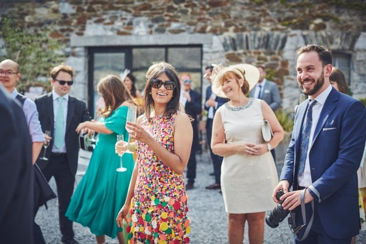 relaxed wedding photography at Anran in Devon