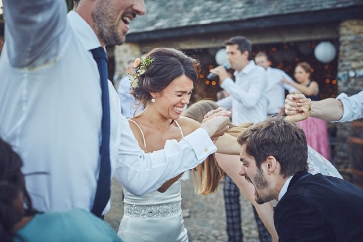 first dance wedding photography at Kingston Estate Devon