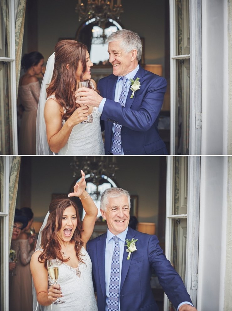 bride getting ready at Rockbeare Manor wedding Devon