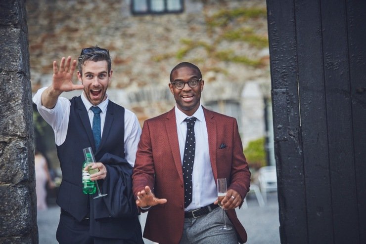 relaxed wedding photography at Anran in Devon