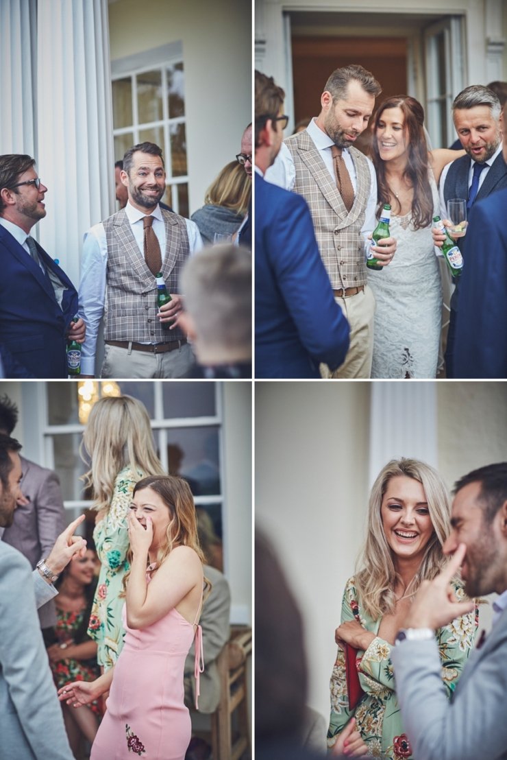 relaxed wedding photography at Rockbeare Manor wedding Devon