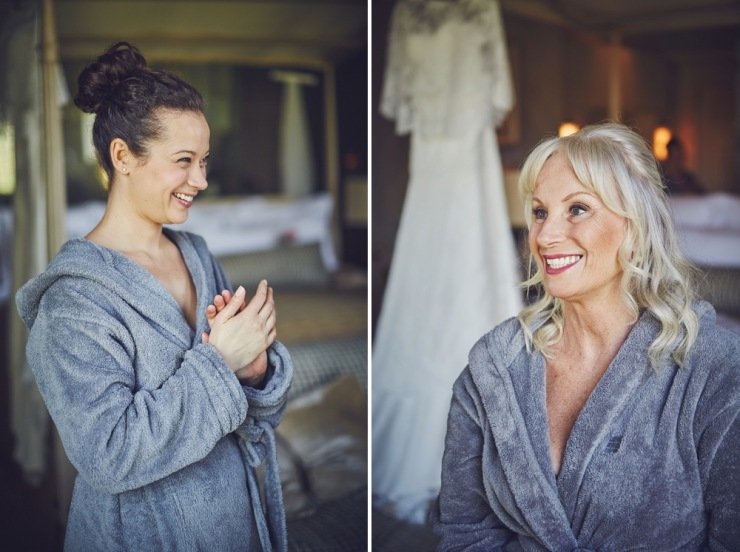 relaxed wedding photography Babington House Somerset