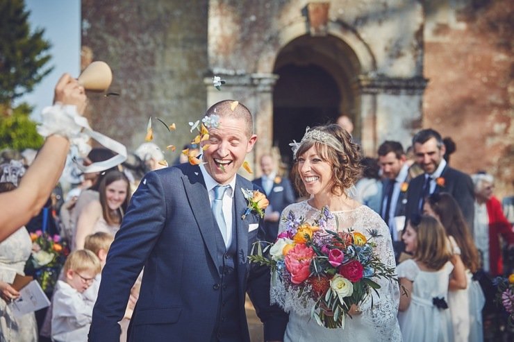 relaxed wedding photography Babington House Somerset