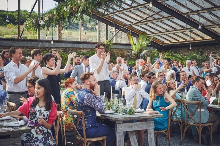 relaxed wedding photography at Anran in Devon