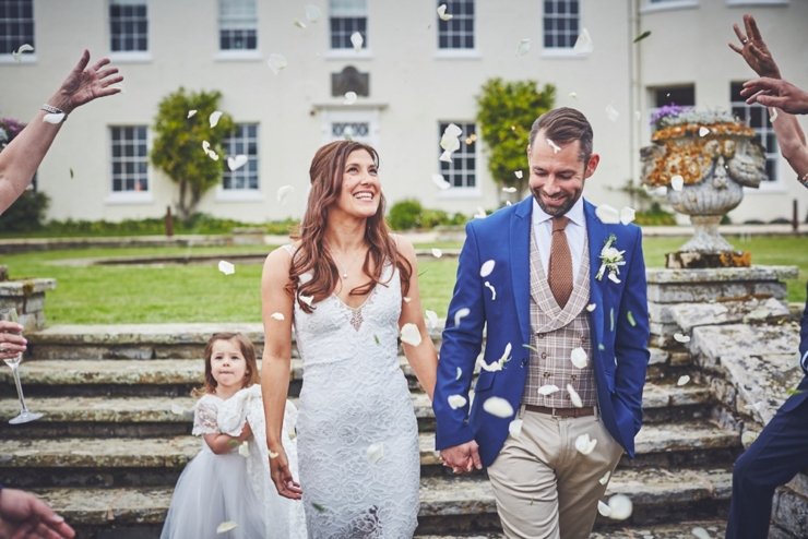 relaxed wedding photography at Rockbeare Manor wedding Devon