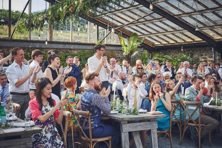 relaxed wedding photography at Anran in Devon