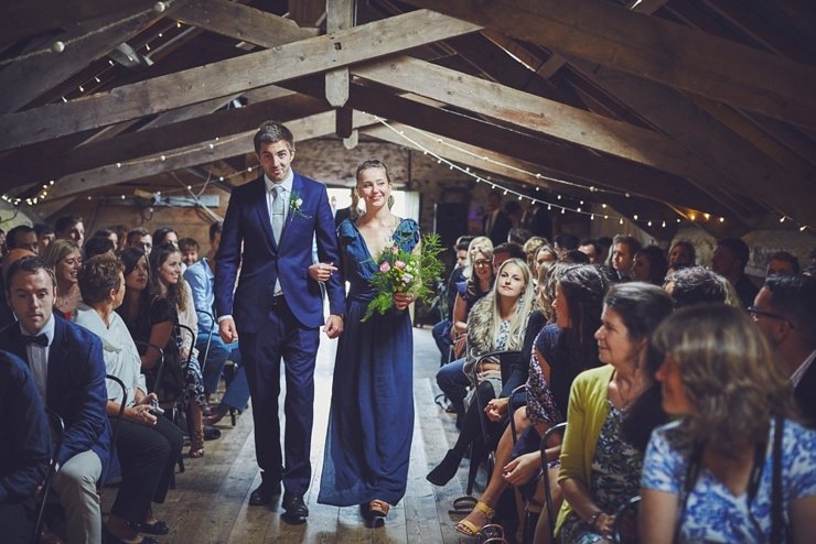 entrance to the humanist ceremony at East Soar in Devon