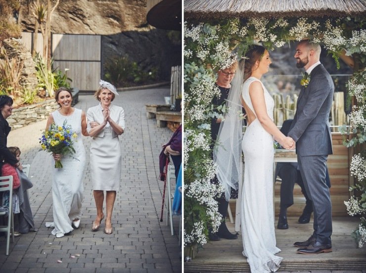 Wedding photography at Tunnels Beaches devon