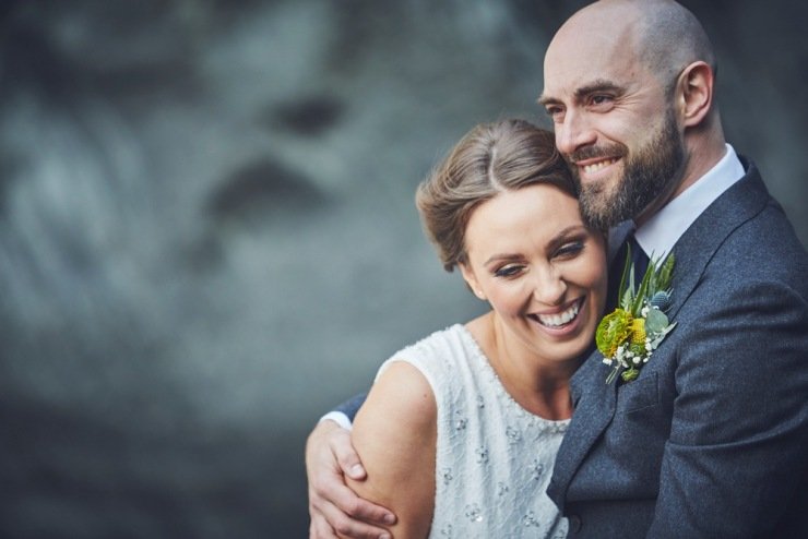 Wedding photography at Tunnels Beaches devon