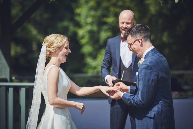 relaxed wedding photography at Anran in Devon