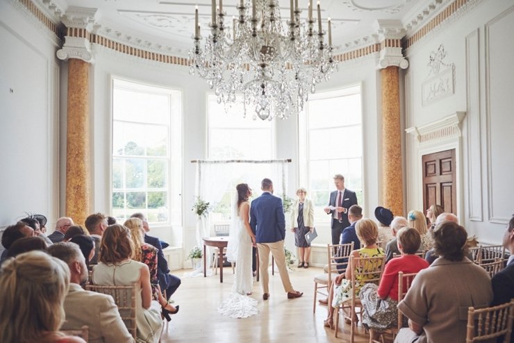bride getting ready at Rockbeare Manor wedding Devon