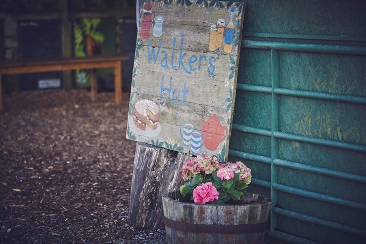 rustic eco wedding at East Soar in devon