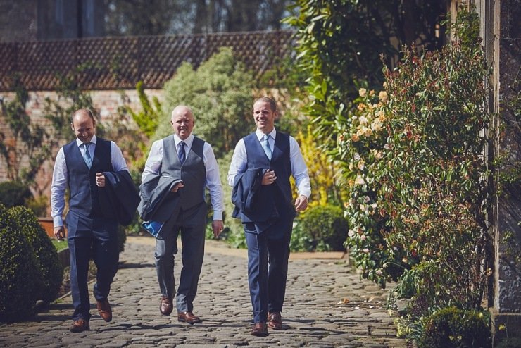 relaxed wedding photography Babington House Somerset