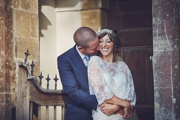 relaxed wedding photography Babington House Somerset