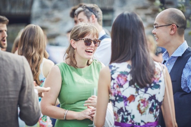 relaxed wedding photography at Anran in Devon