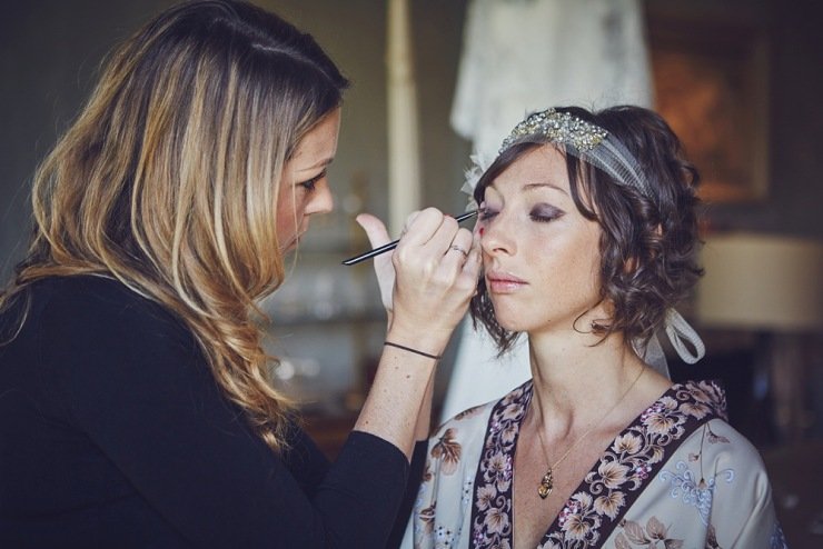 relaxed wedding photography Babington House Somerset