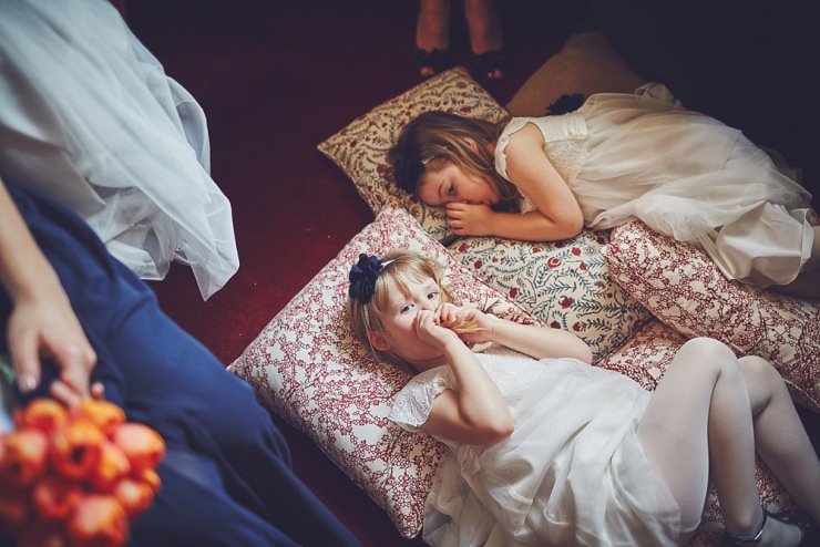 relaxed wedding photography Babington House Somerset