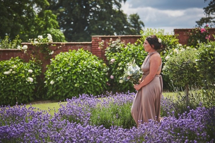 relaxed wedding photography Upton Barn and walled garden Devon