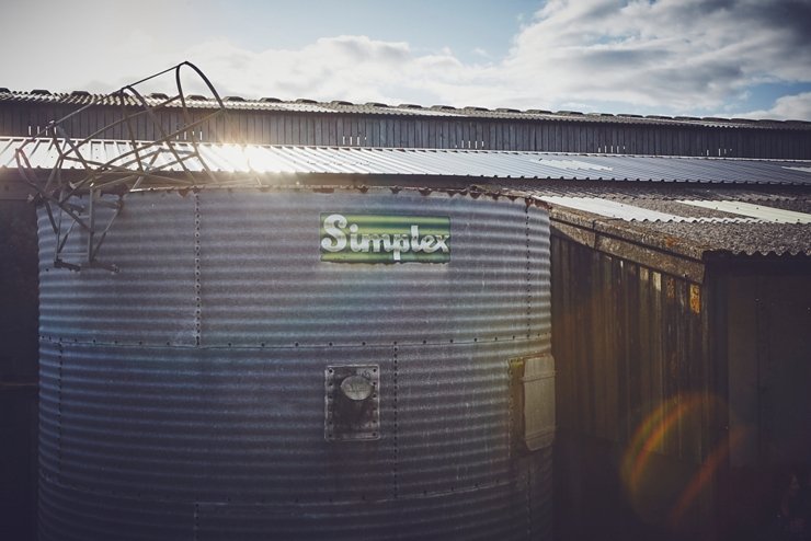 rustic eco wedding at East Soar in devon