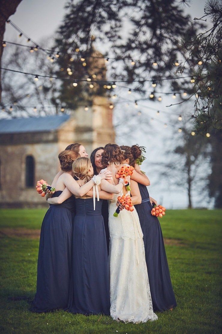 relaxed wedding photography Babington House Somerset