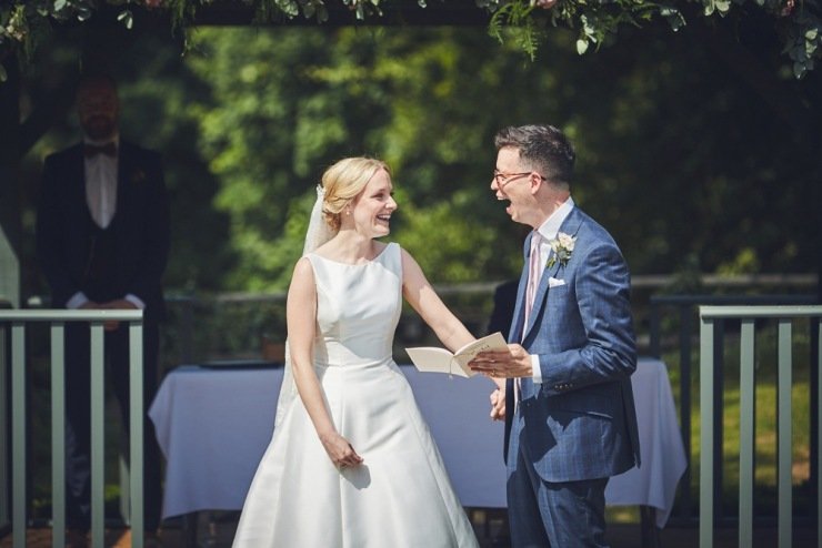 relaxed wedding photography at Anran in Devon