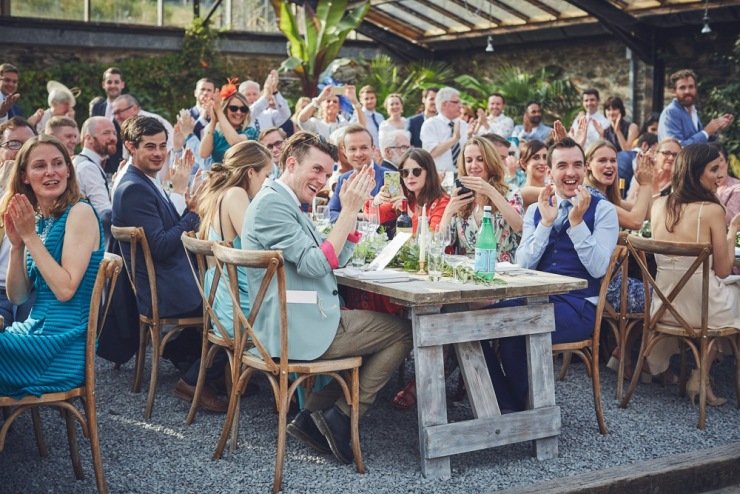 relaxed wedding photography at Anran in Devon