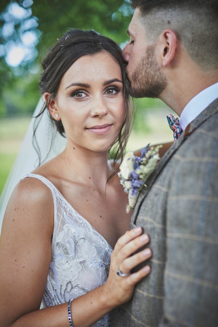 beautiful wedding portrait photography Upton Barn and walled garden Devon
