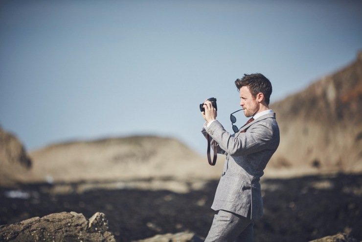 Wedding photography at Tunnels Beaches devon