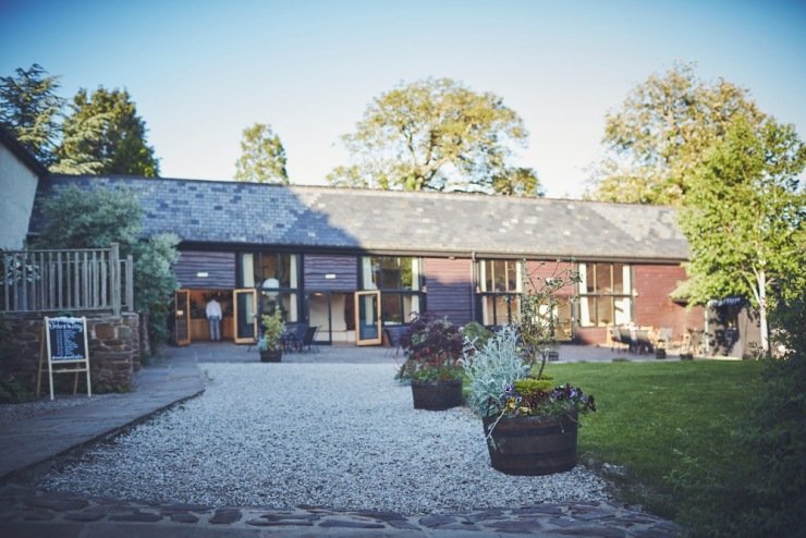 Wedding photography at The Corn Barn devon