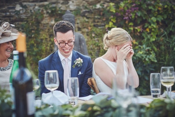 relaxed wedding photography at Anran in Devon