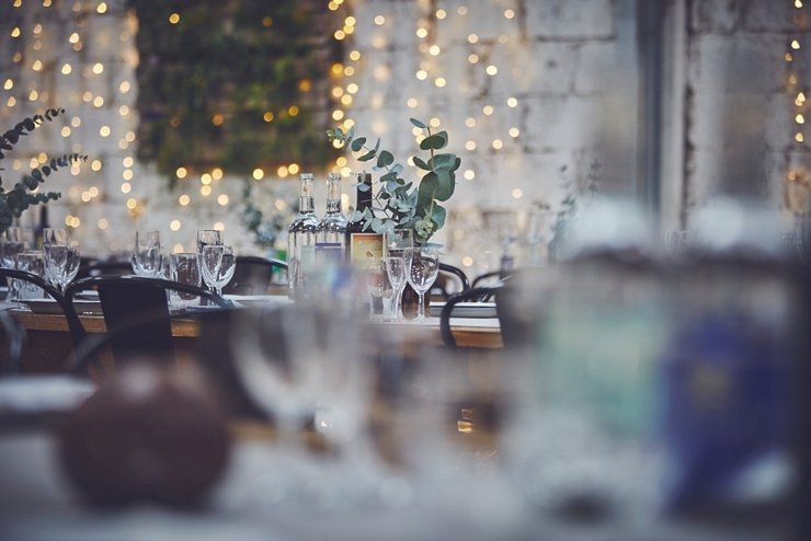 minimalist, rustic, industrial wedding style at eco wedding in devon