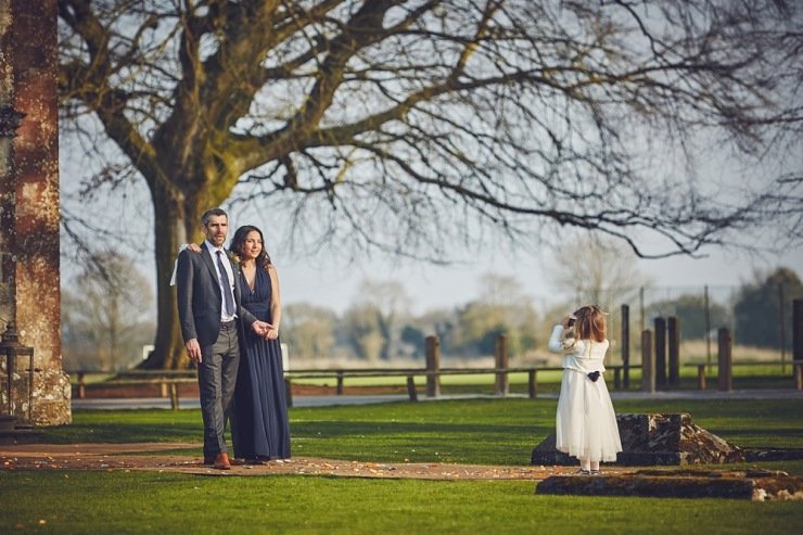 relaxed wedding photography Babington House Somerset