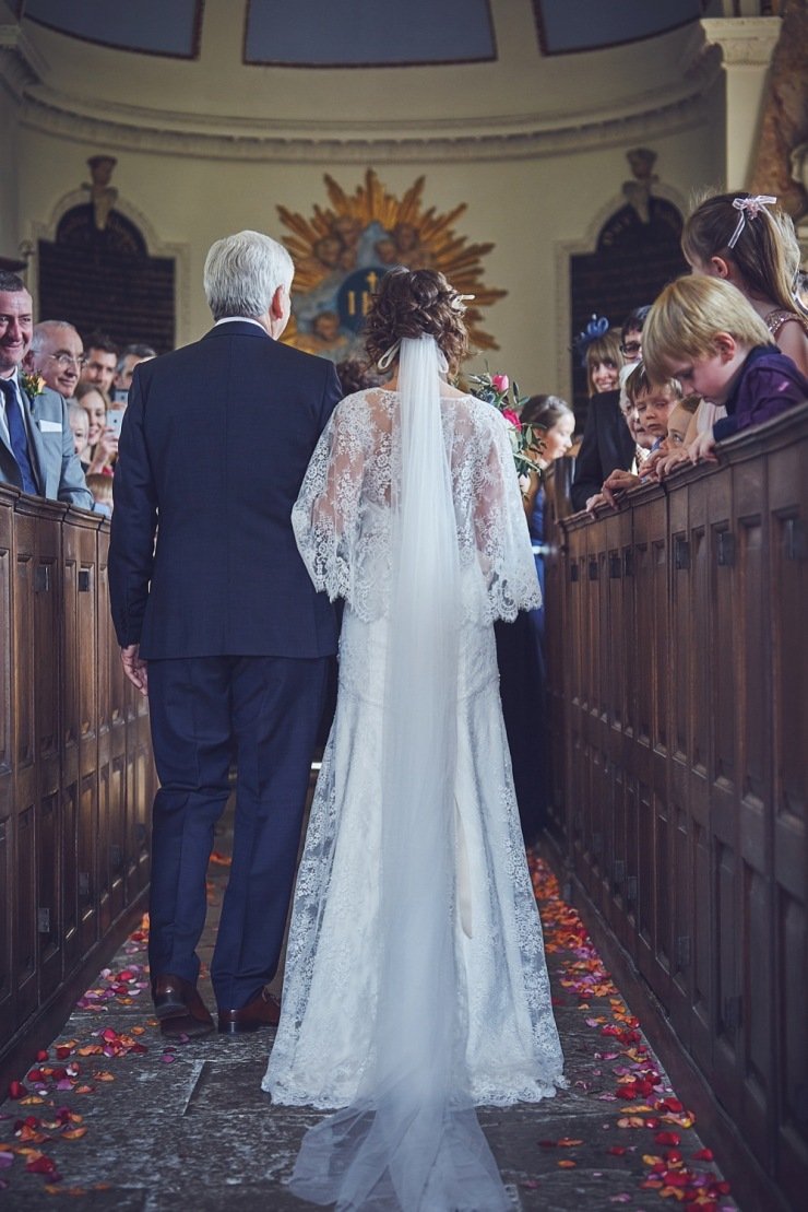 relaxed wedding photography Babington House Somerset