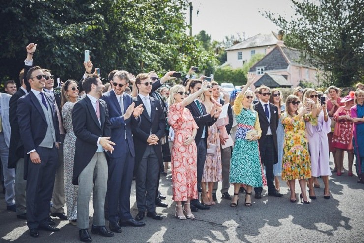 candid wedding photography of devon wedding