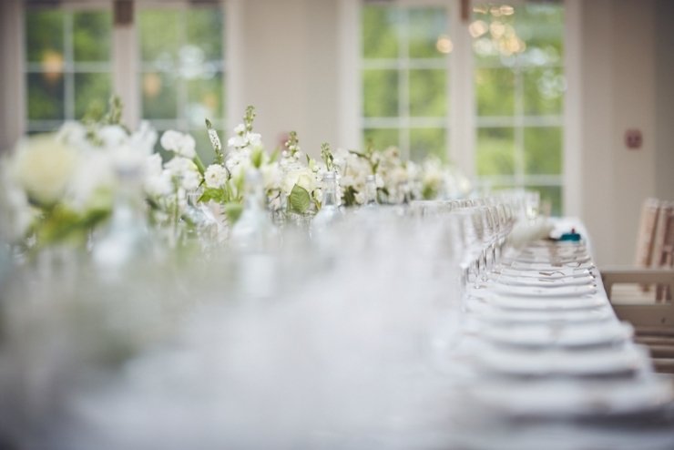 photography of wedding styling at Rockbeare Manor Devon