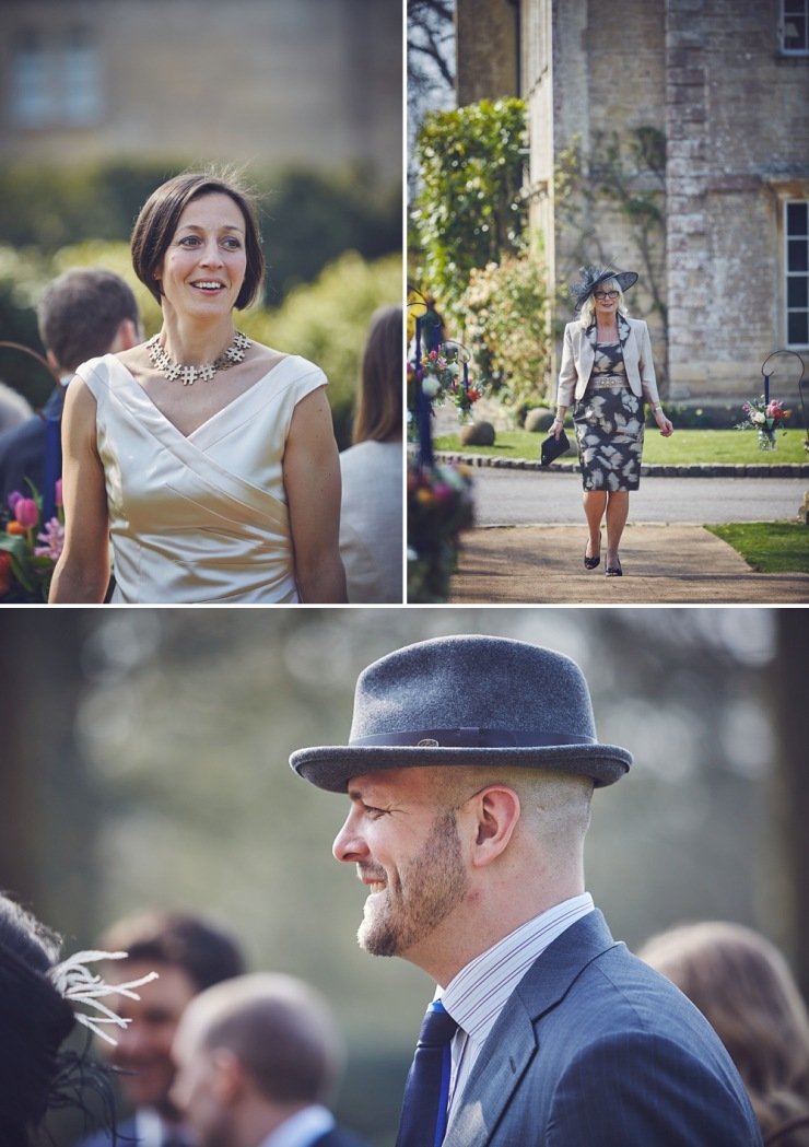relaxed wedding photography Babington House Somerset