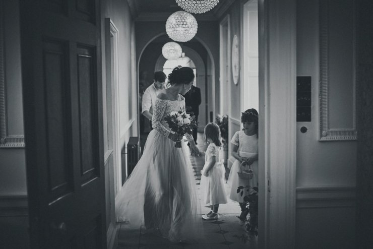 bride getting ready at Rockbeare Manor wedding Devon