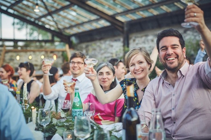 relaxed wedding photography at Anran in Devon