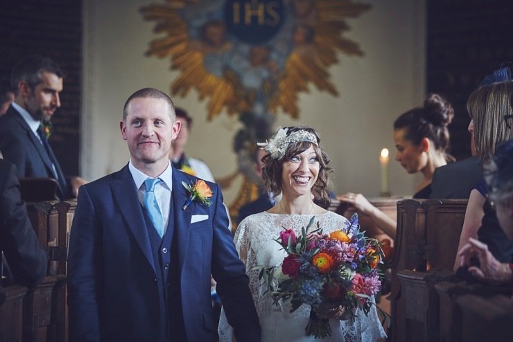 relaxed wedding photography Babington House Somerset