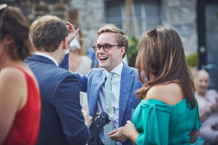 relaxed wedding photography at Anran in Devon