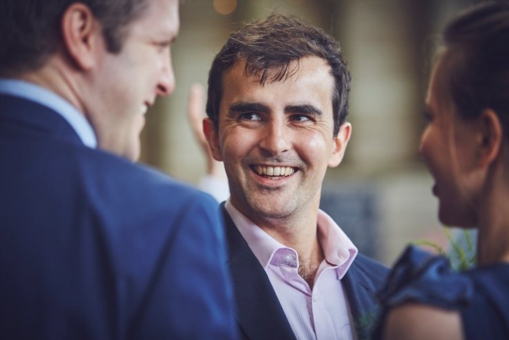 relaxed eco wedding with humanist ceremony at East Soar Farm in Devon