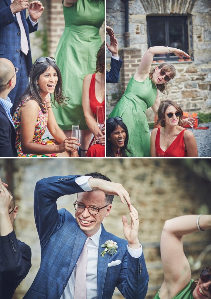 relaxed wedding photography at Anran in Devon