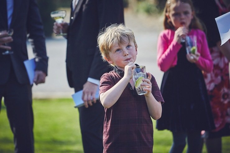relaxed wedding photography Babington House Somerset